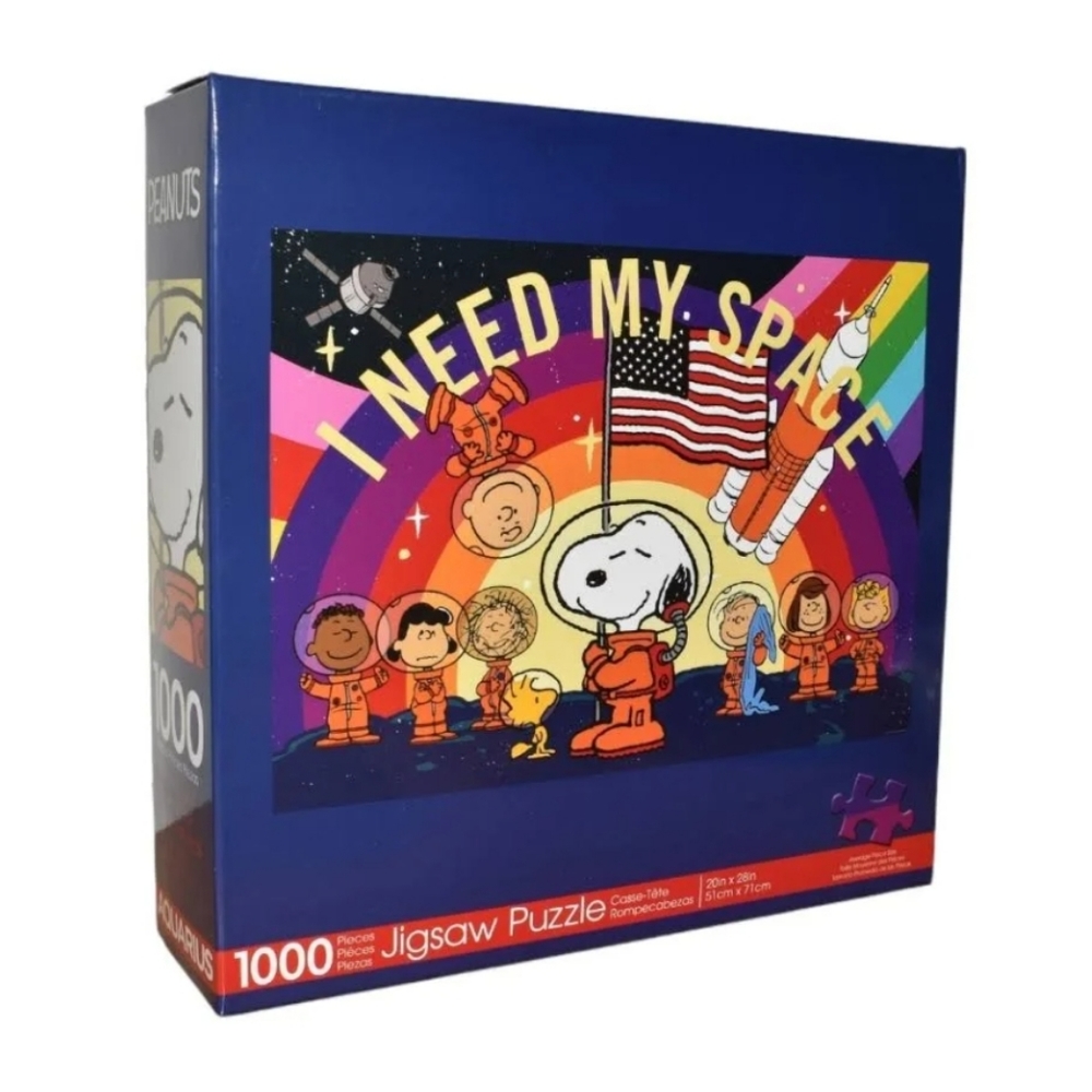 PEANUTS 1000 PC “I Need My Space” JIGSAW PUZZLE 20”in x 28”in NWT